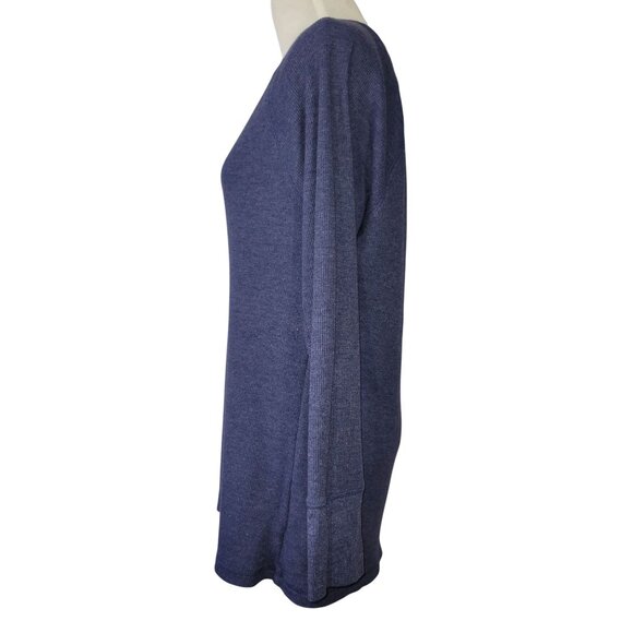 LOT of Old Navy Women's Long Sleeve Waffle Knit Tops XL Purple & Blue Set - Picture 11 of 16